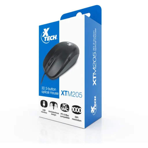 Mouse Alámbrico XTech XTM-205.4